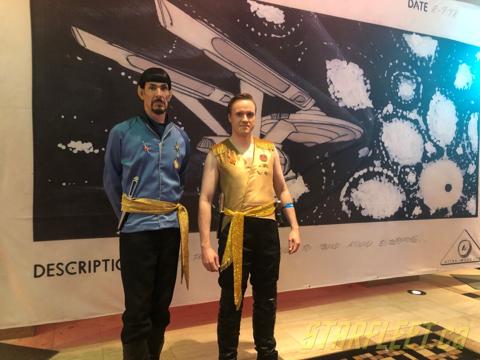 Mirror Kirk (1st prototype) and Spock (Topher Bold). #STLV #STLV18
