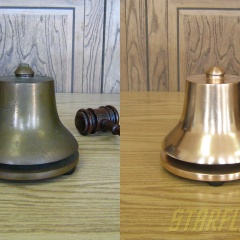 Court Martial Bell - TOS prop replica constructed from Lions Club bell. (2016)