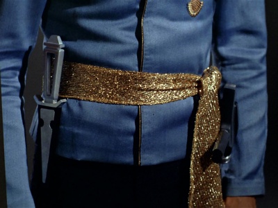 Mirror Spock's sash and dagger in "Mirror, Mirror"